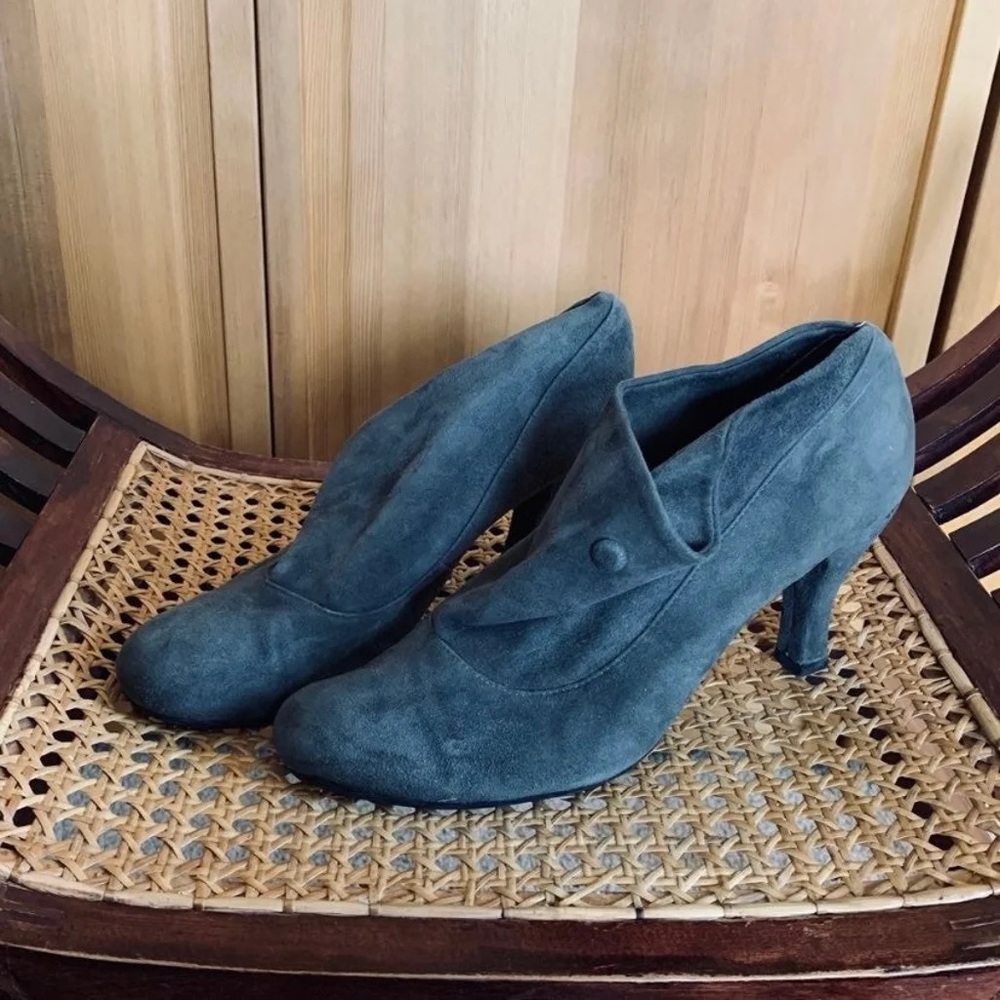 Suede booties